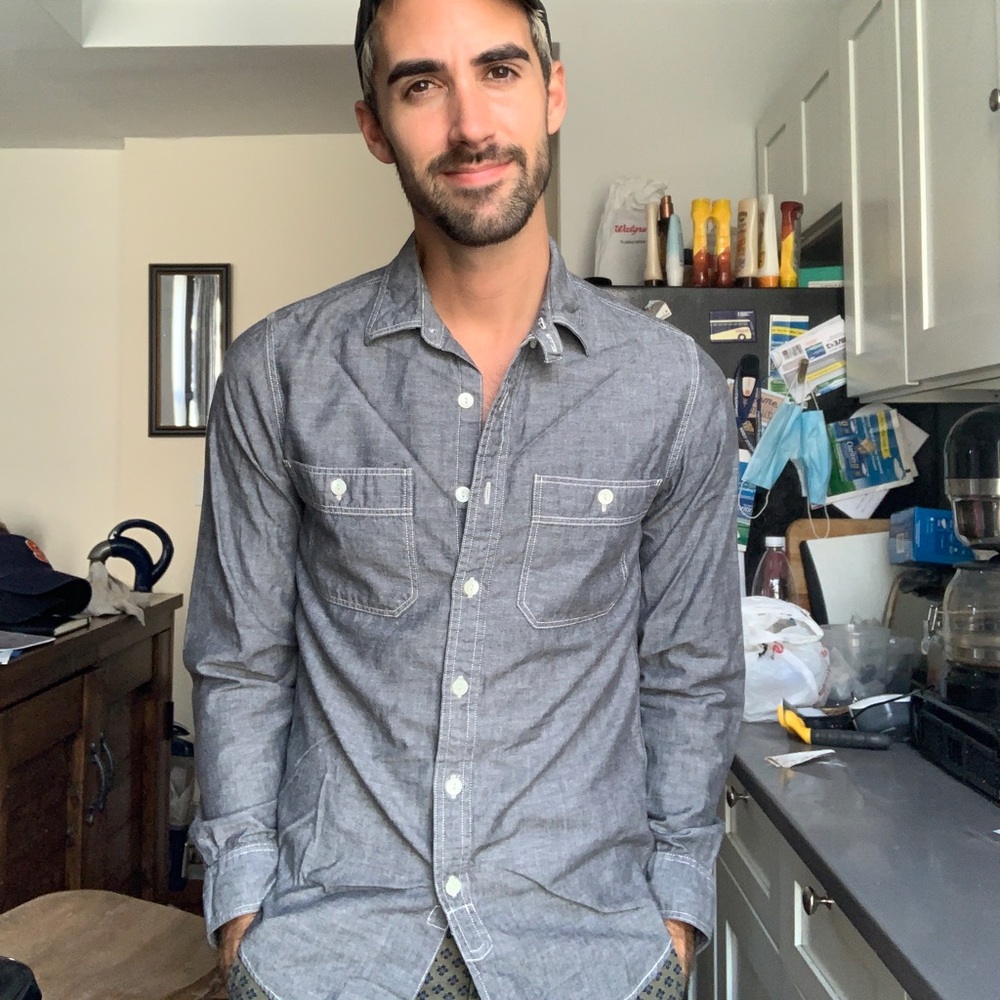 Utility Chambray Button Down